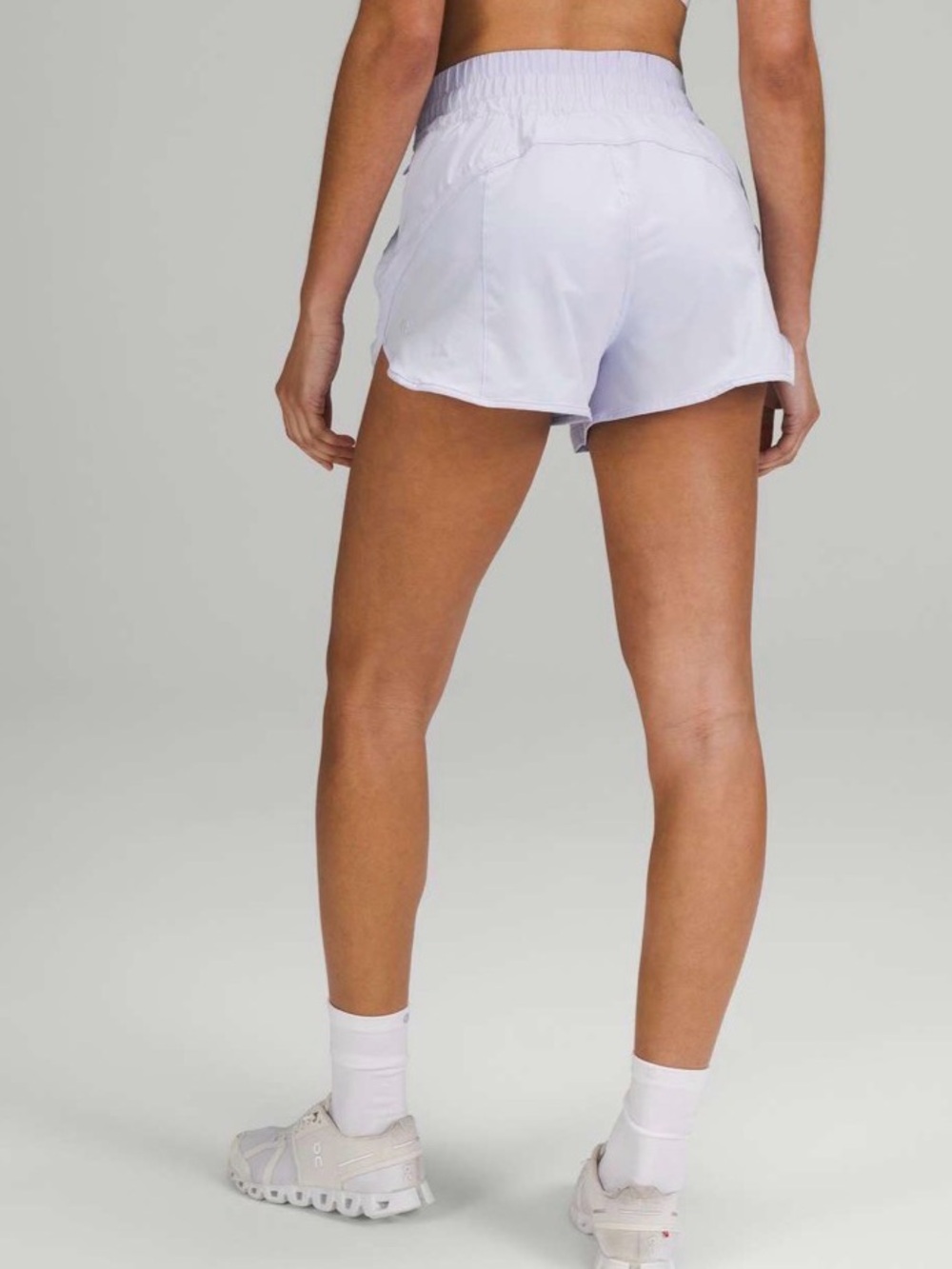 LULULEMON Women’s Track That High Rise Lavender Women's Running Shorts Size 12 - Picture 3 of 14